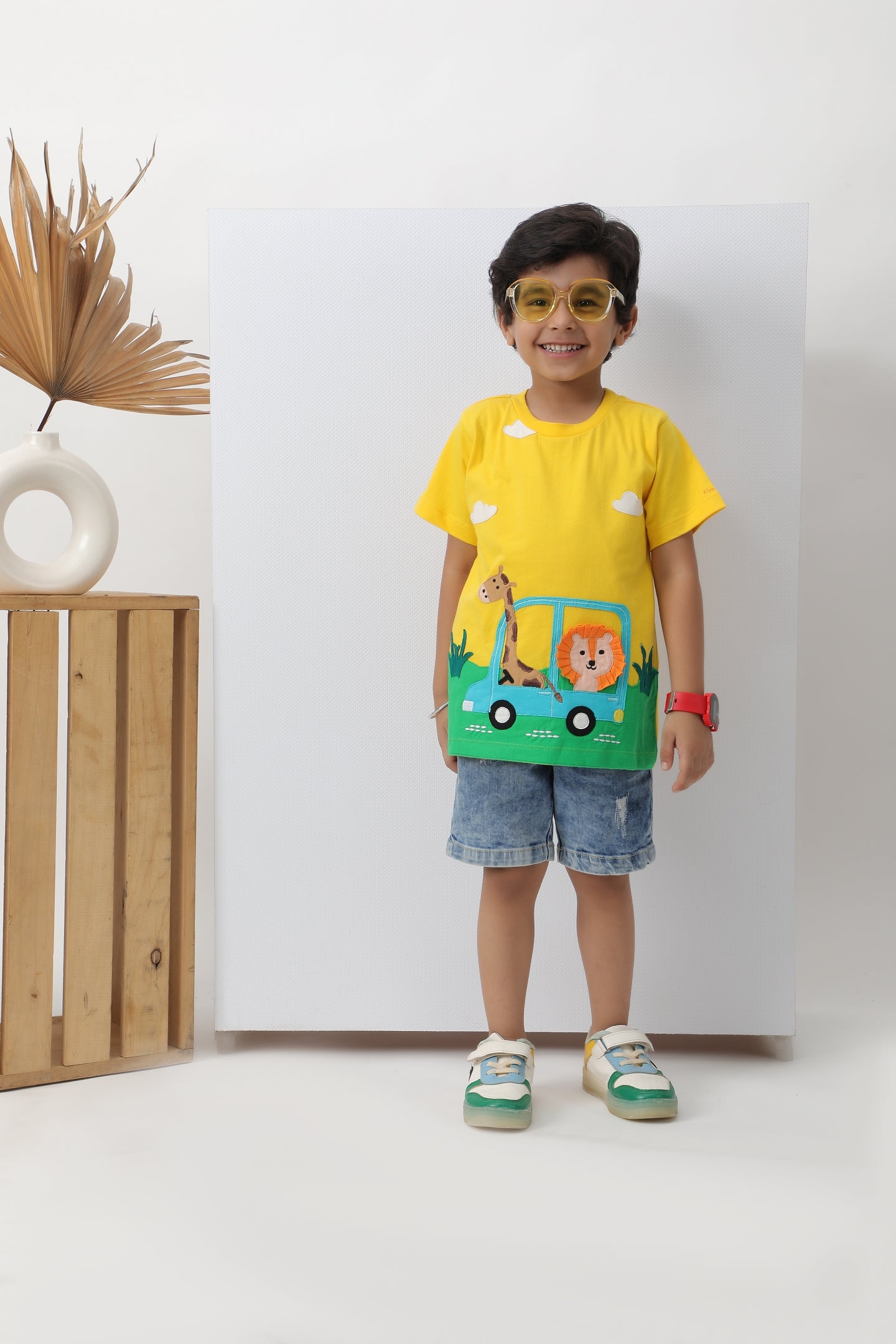 Yellow car ride T-shirt