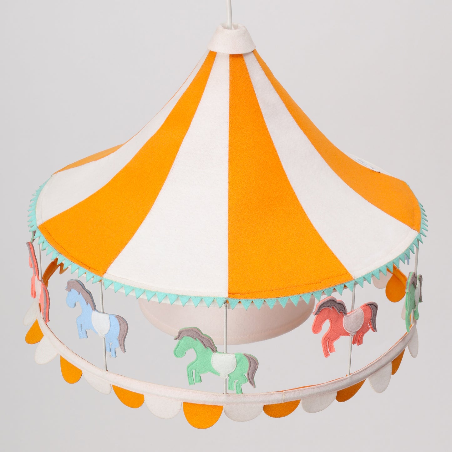 
                  
                    Yellow Carnival Horse Lamp
                  
                
