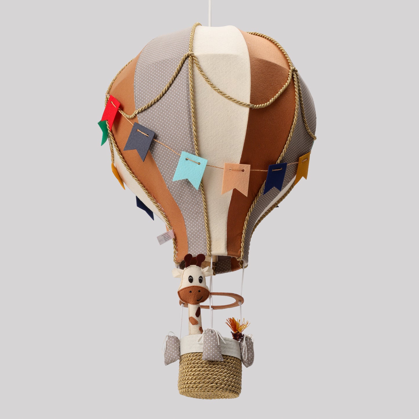 
                  
                    Big Brown Hot Air Balloon Kids Lamps
                  
                