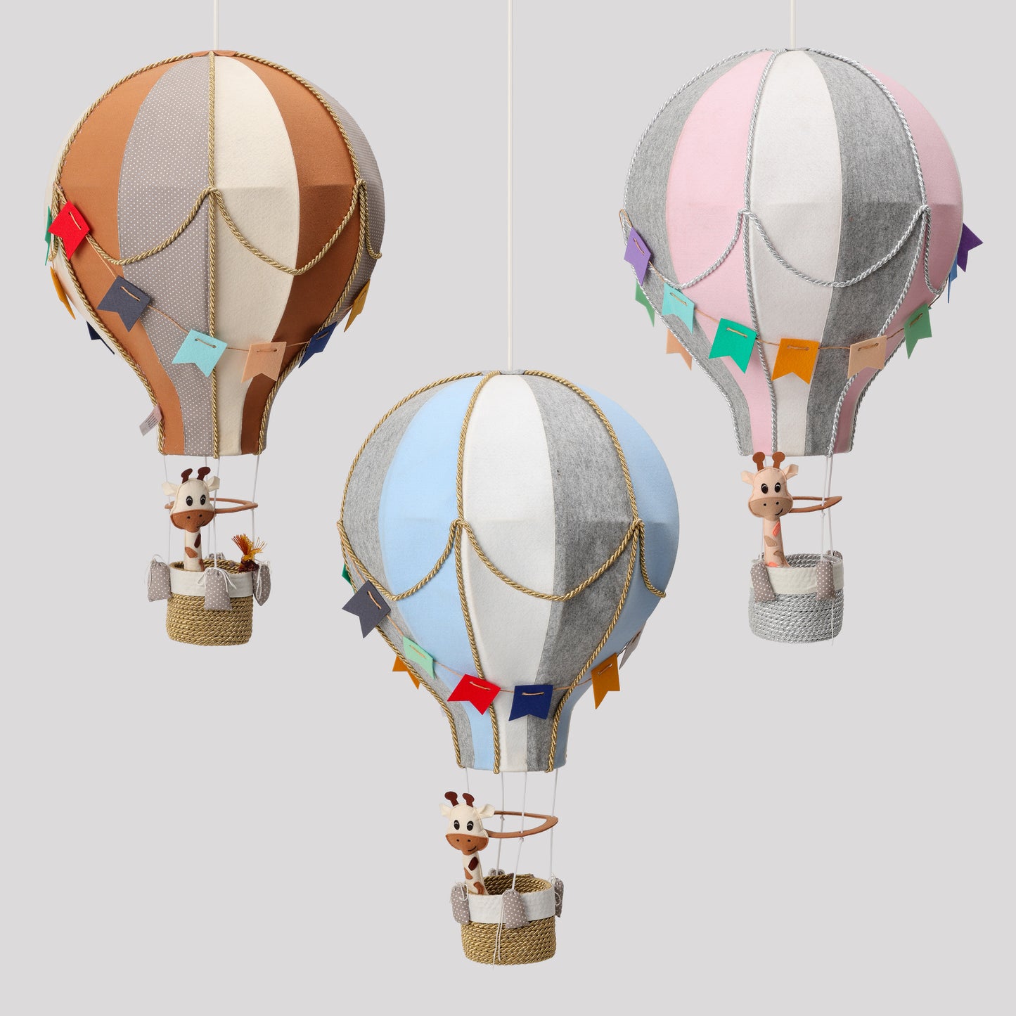 
                  
                    Big Brown Hot Air Balloon Kids Lamps
                  
                